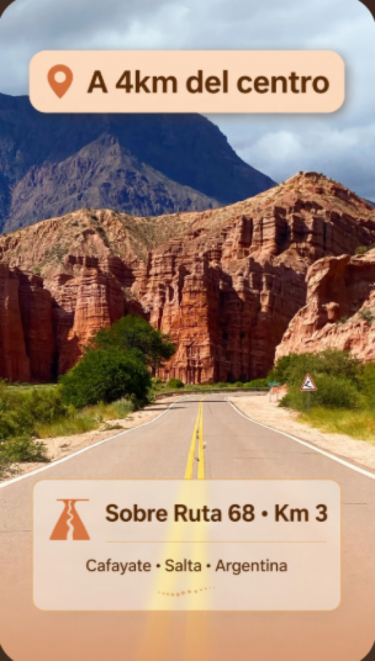 3 HECTAREAS SOBRE RUTA 68 A 120.000 DOLARES CADA HECTAREA